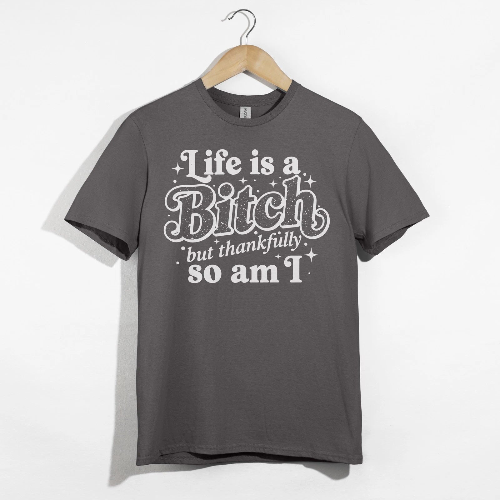 Life Is A Shirt, Funny Sarcastic Tee, Confident Sassy Attitude T-Shirt