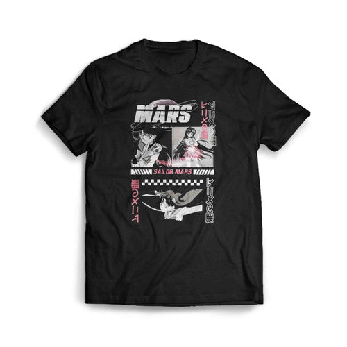 Sailor Mars Vintage Anime Men's T-Shirt Tee
