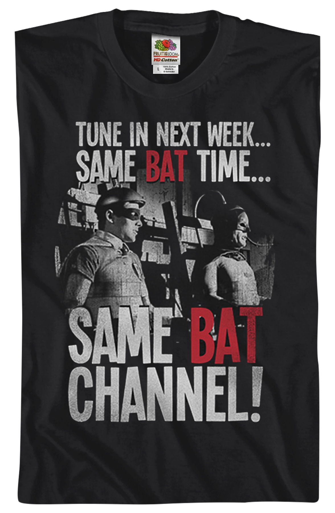 Same Bat Time Same Bat Channel Batman T-Shirt
