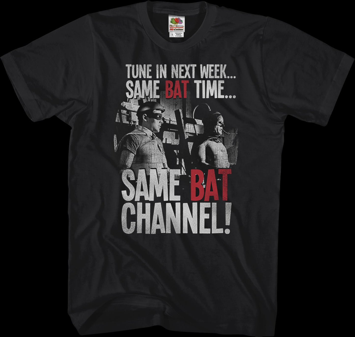 Same Bat Time Same Bat Channel Batman T-Shirt