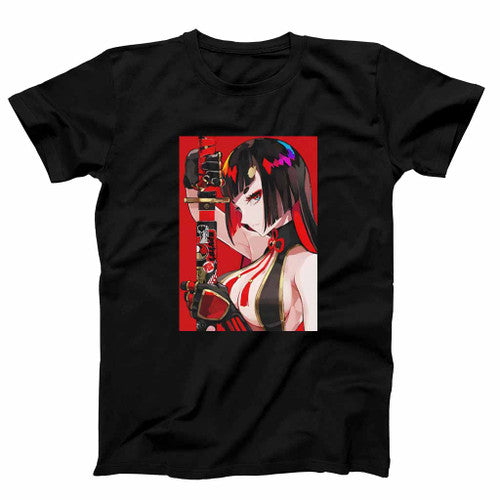 Samurai Anime Girl Waifu Material Mens T-Shirt Tee