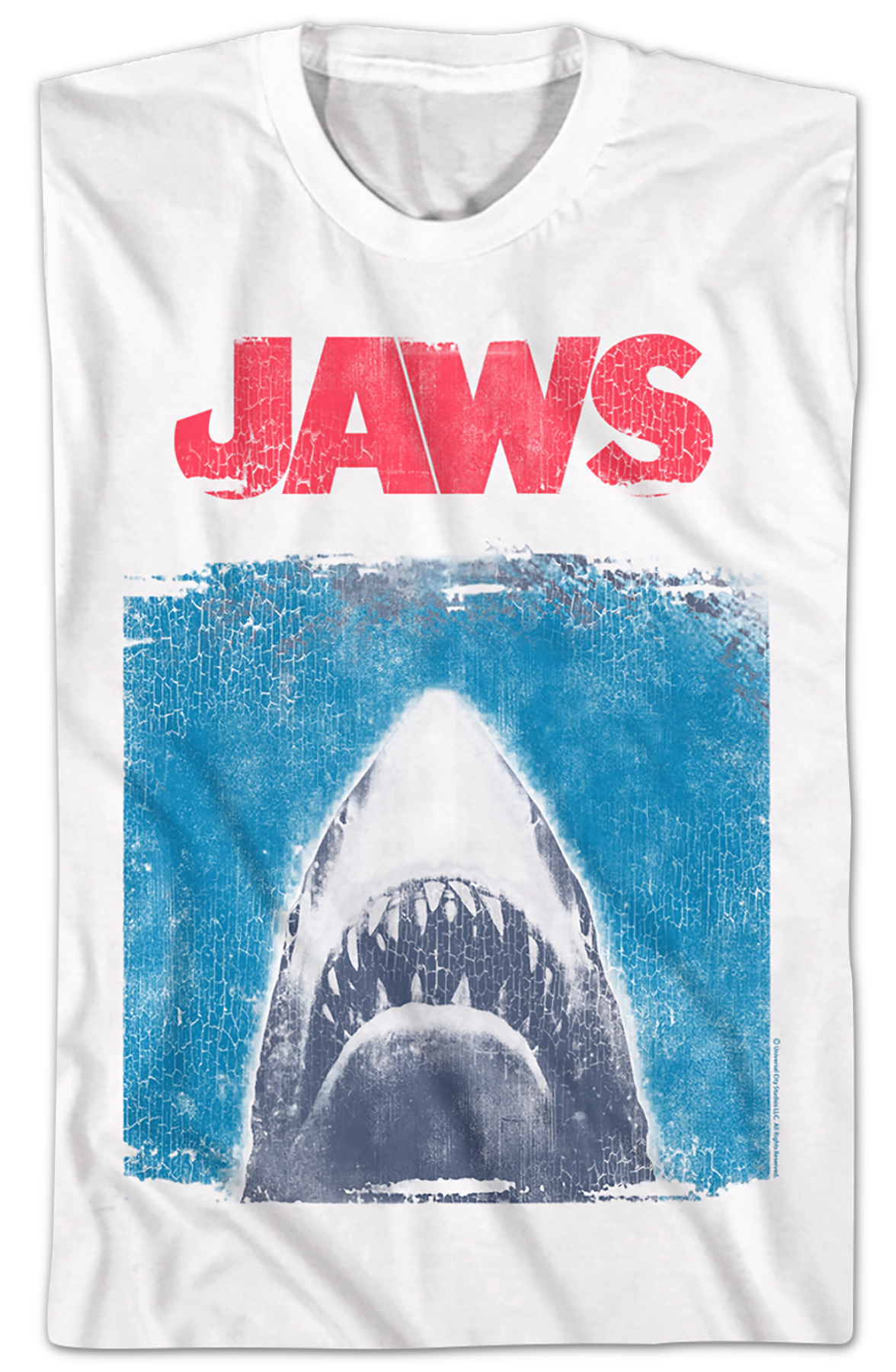 Great White Shark Sketch Jaws T-Shirt