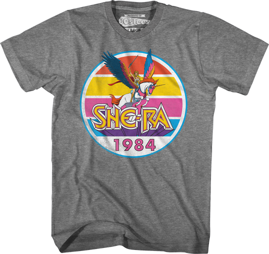 She-Ra Vintage 1984 Stripes Masters of the Universe T-Shirt