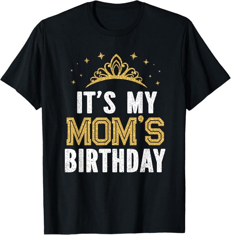 shirts It's My Mom's Birthday Party Family Matching T-Shirt Hoodie, Sweatshirt | HypeCrazeTee.com