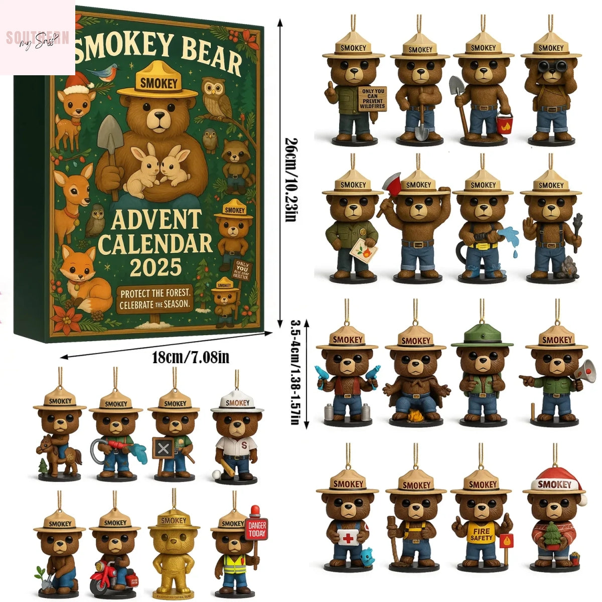 Smokey Bear Advent Calendar 2025