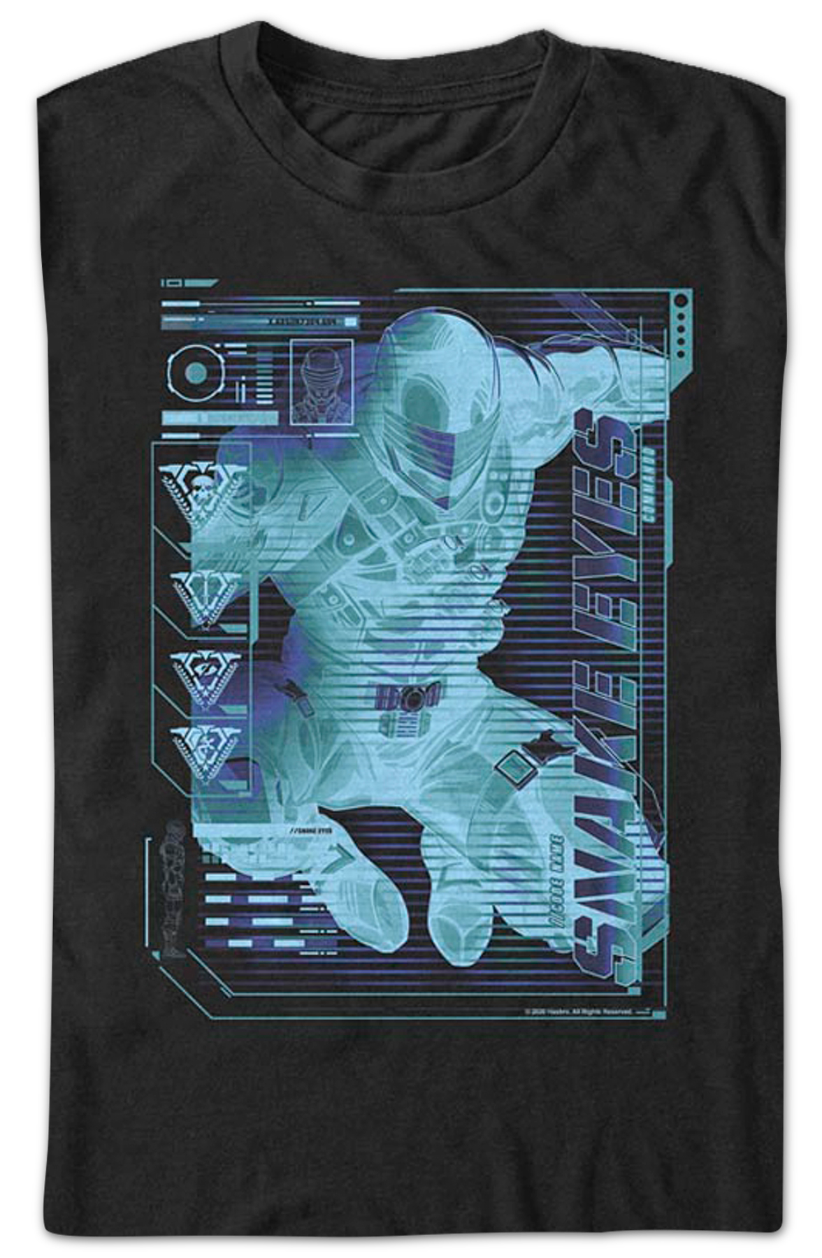 Fifth Sun Snake Eyes Schematics GI Joe T-Shirt
