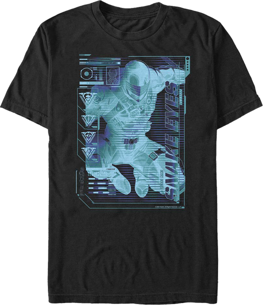 Fifth Sun Snake Eyes Schematics GI Joe T-Shirt
