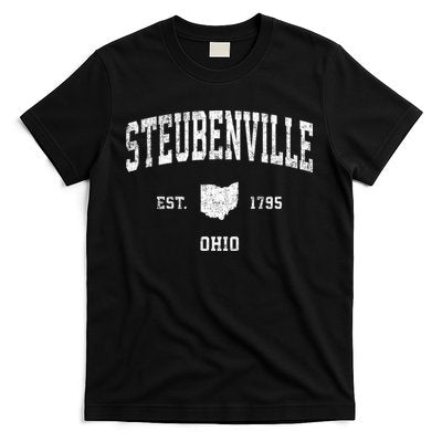 Steubenville Ohio Oh Vintage Sports T-Shirt