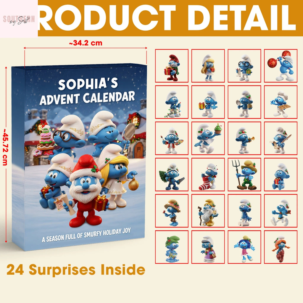 Sophia Advent Calendar 2025 A Season Full Of Smurfy Holiday Joy