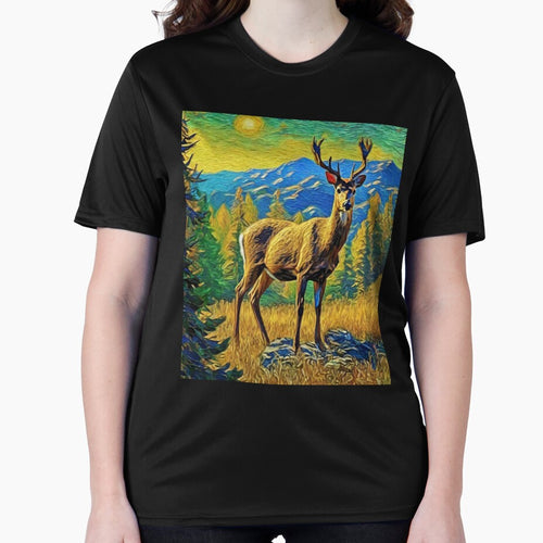 "Majestic Deer in the Montana Wilderness" by Artisticanvas
