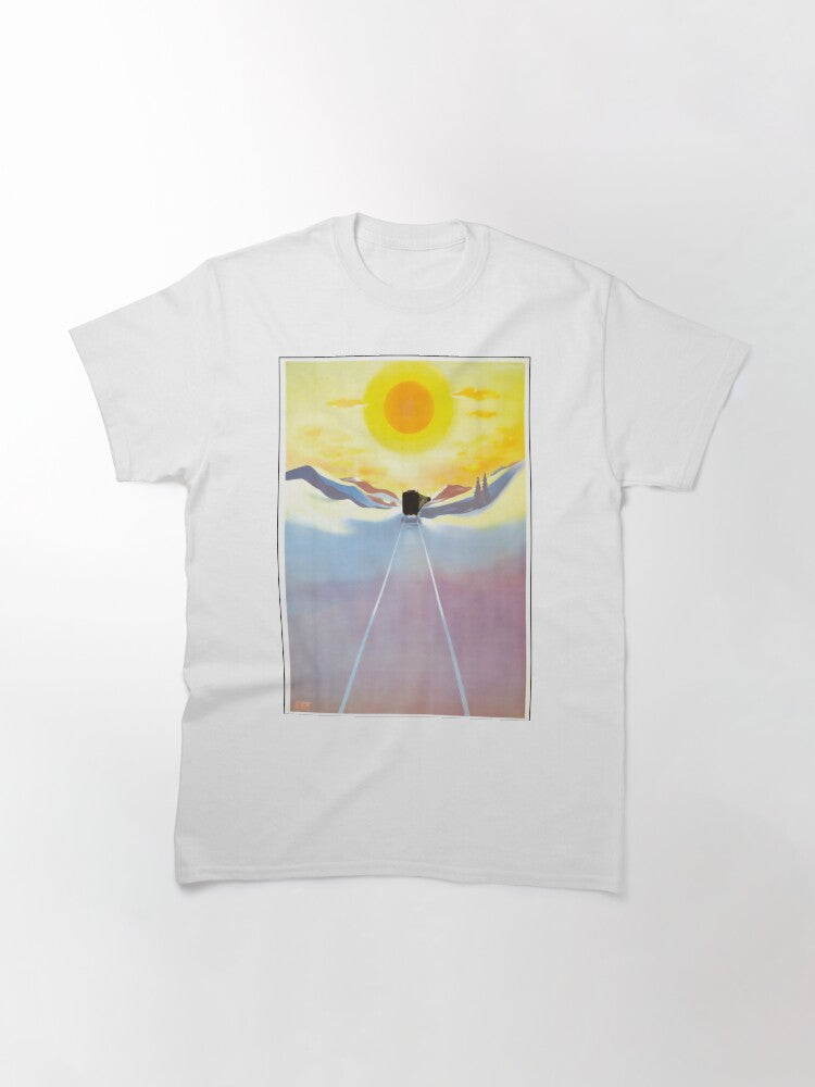 Sunshine Train vintage travel poster Classic T-Shirt