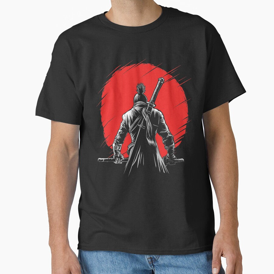 One-armed Wolf red sun 2 by Dan Dee