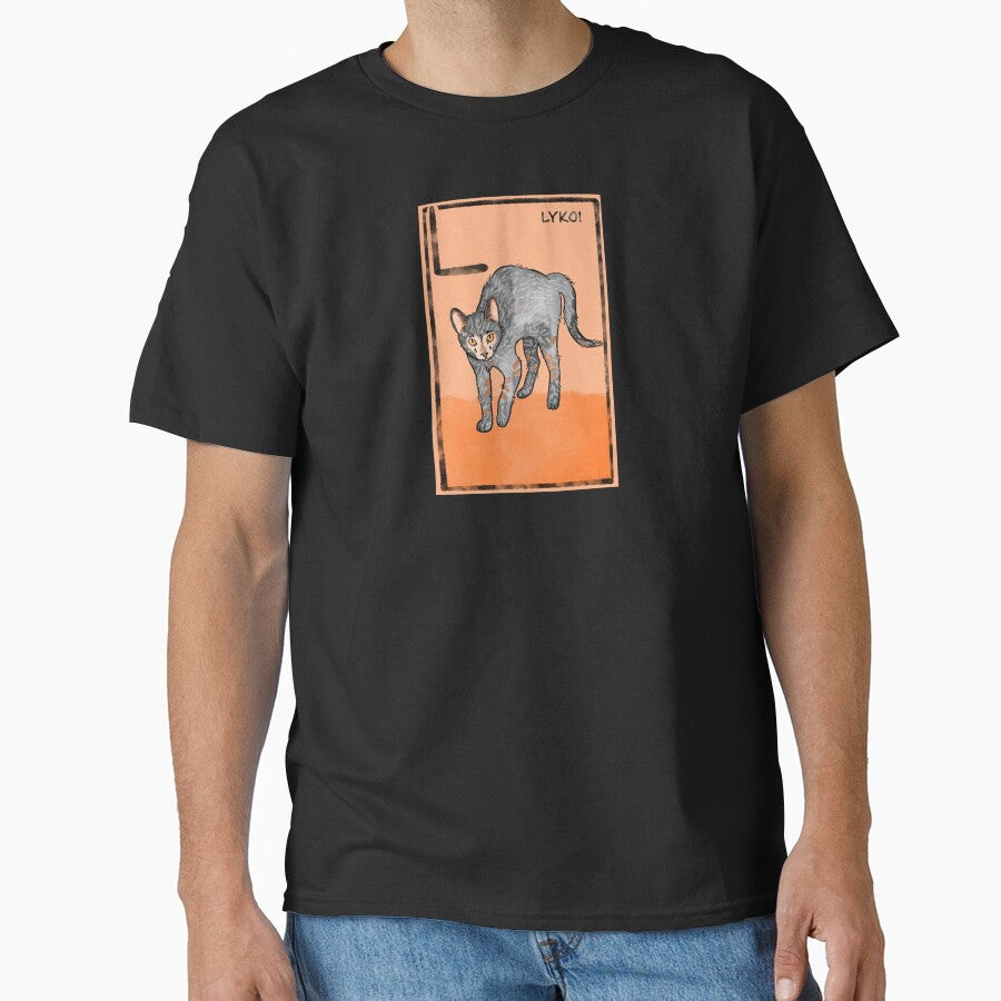 L is for lykoi | lykoi cat | hairless cat by DarbyHunterArt