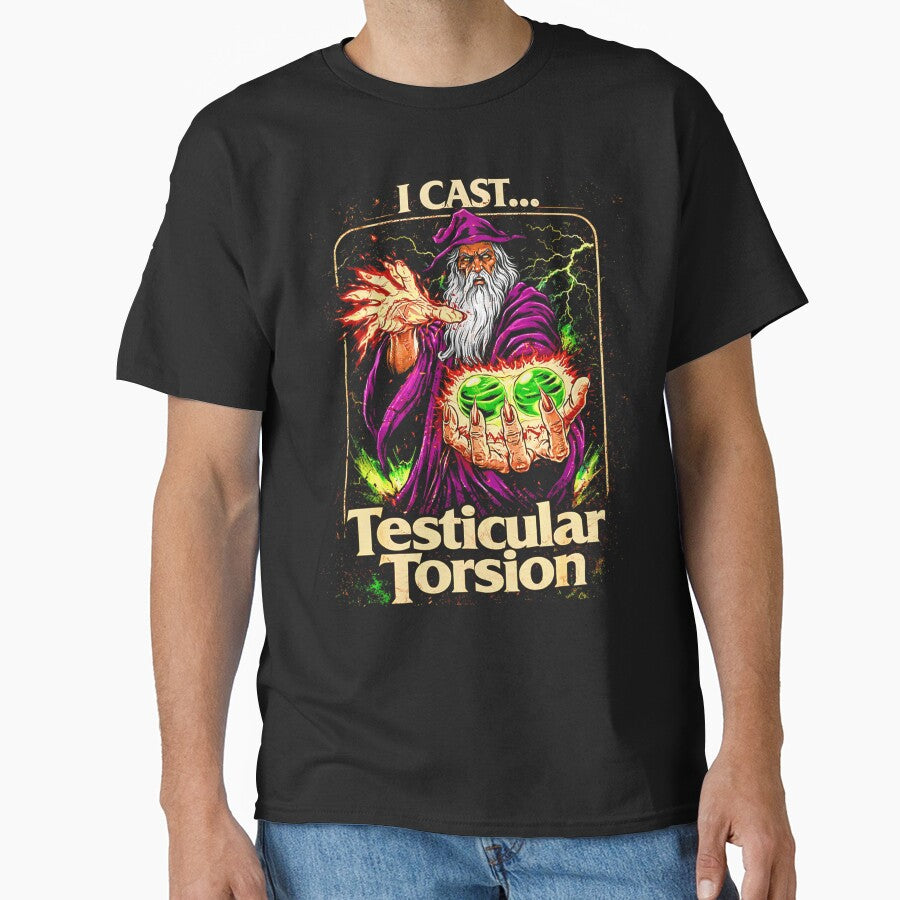 I Cast Testicular Torsion Funny Wizard Meme by Aleeesha