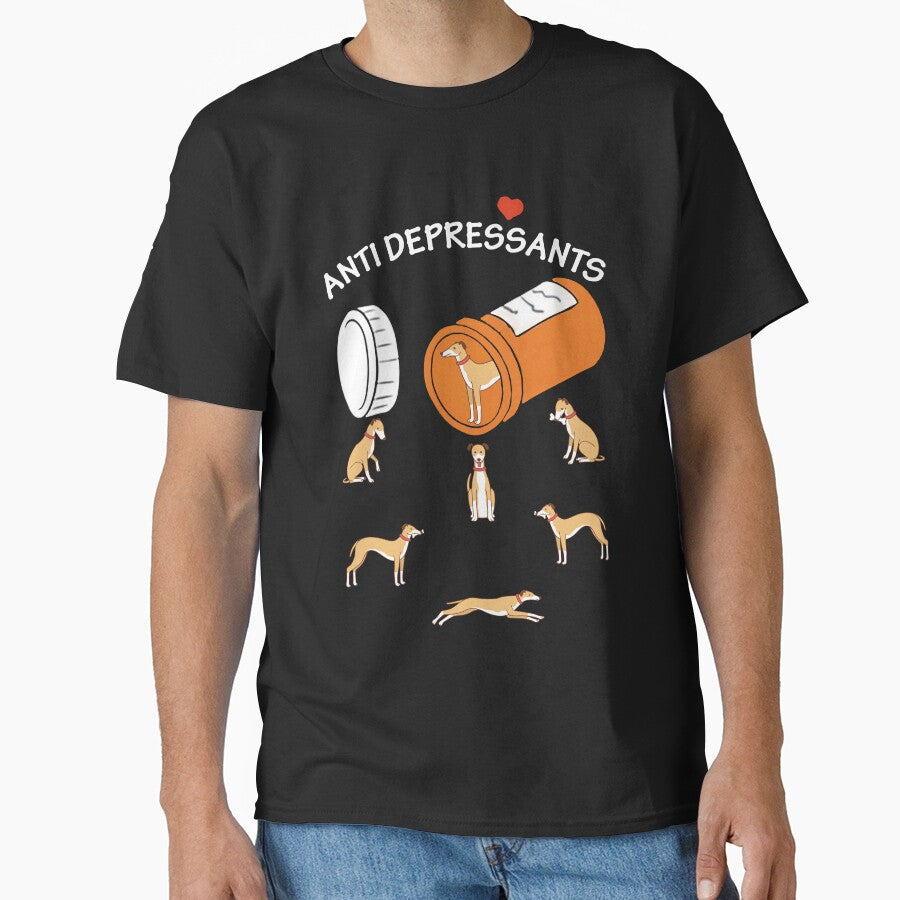Antidepressant Whippet dog Lovers by Unique-Tees
