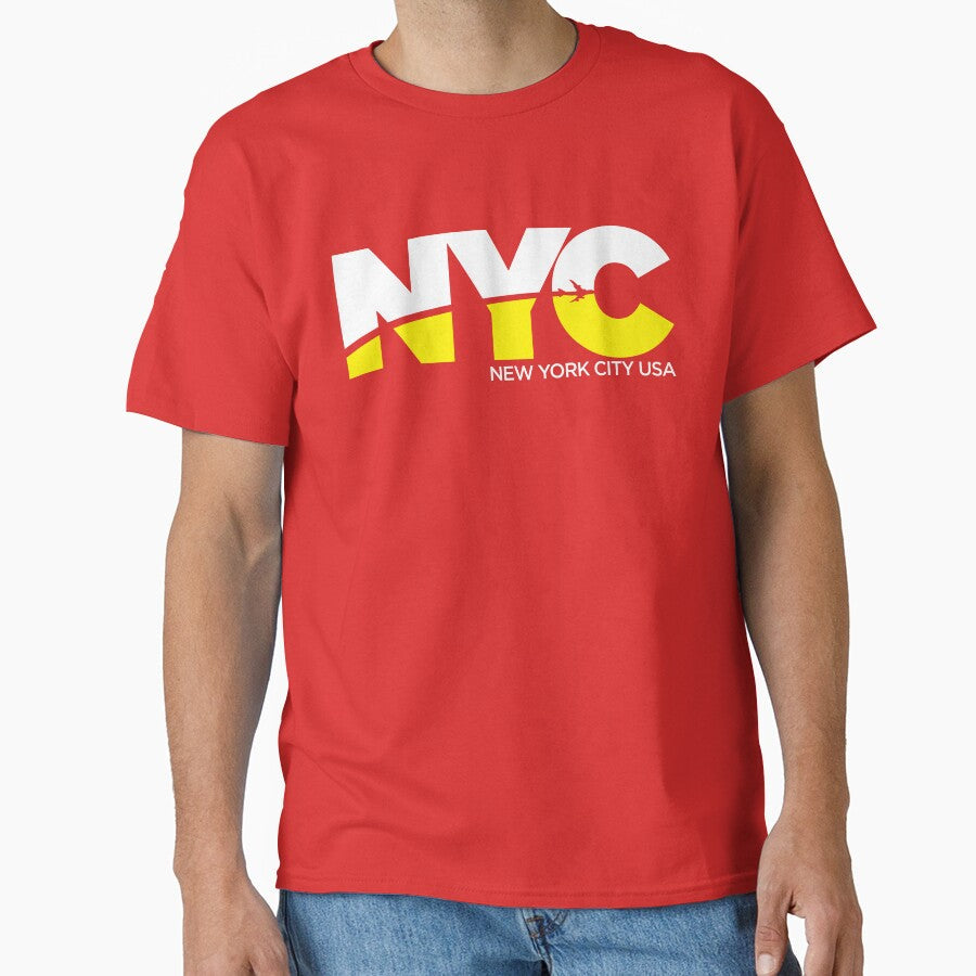 Airport Code Abbreviations New York City Usa Classic T Shirt