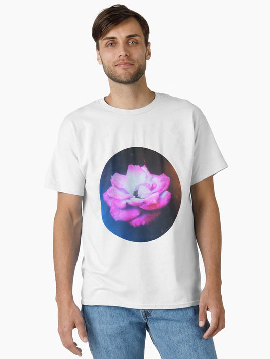 Vintage Pink Flower India Classic T-Shirt
