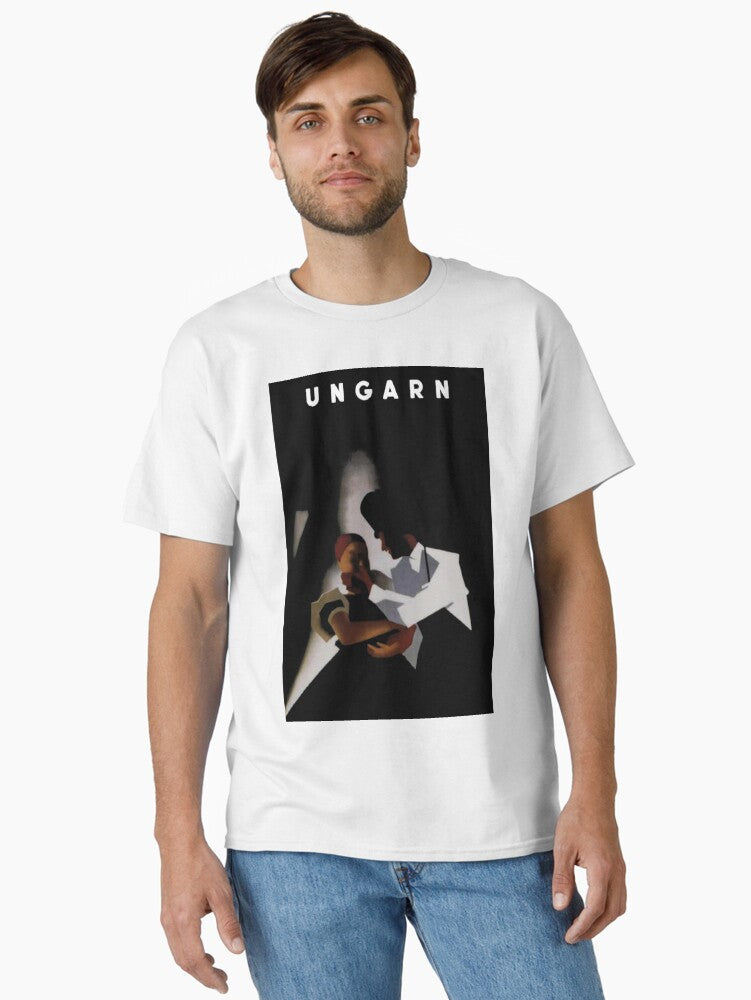 Ungarn vintage travel poster Classic T-Shirt Style001