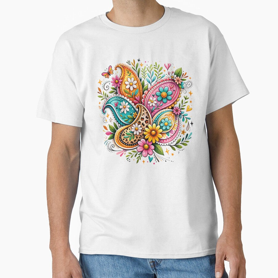 Colorful Boho Paisley Floral Design by ArtDecorPixell