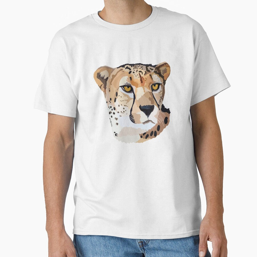 C is for Cheetah,Cheetah – Fast and Graceful African Big Cat Wildlife Illustration by PrettylittlepastelUk