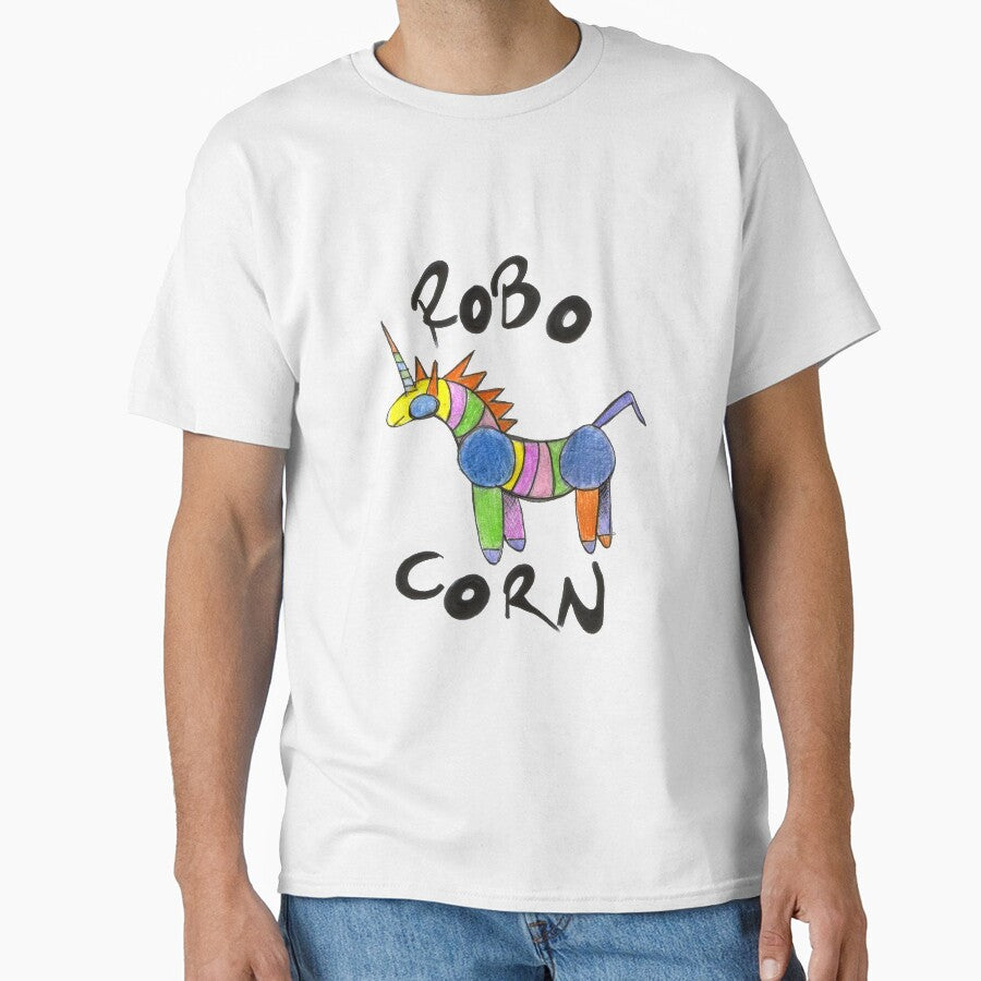 Robot Unicorn Robocorn Magical Fantasy Handpainted Design by HighArtDesigns