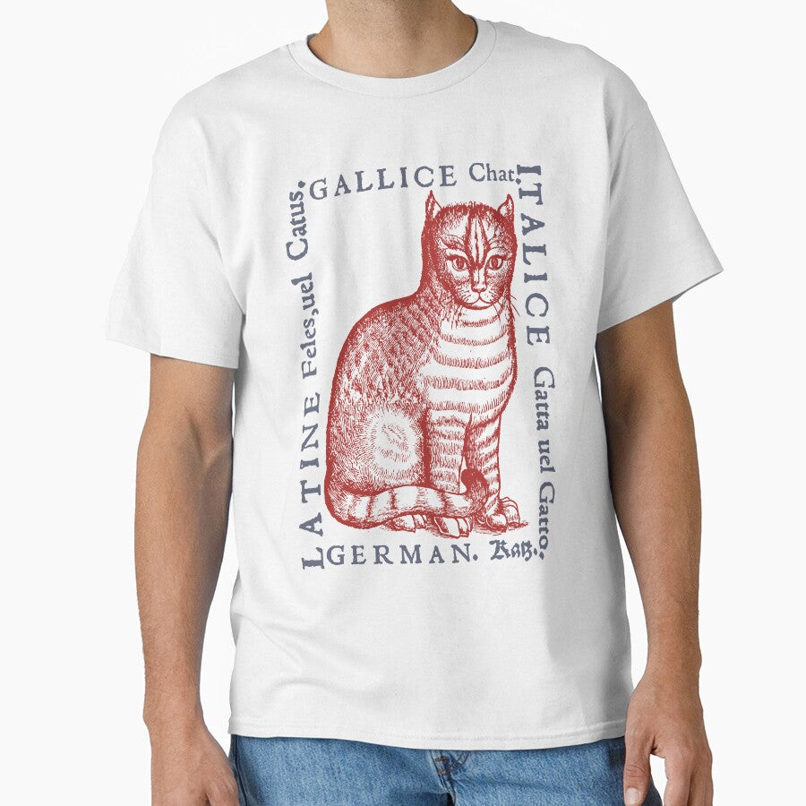 Medieval Cat with Translations from year 1560 by pelagio