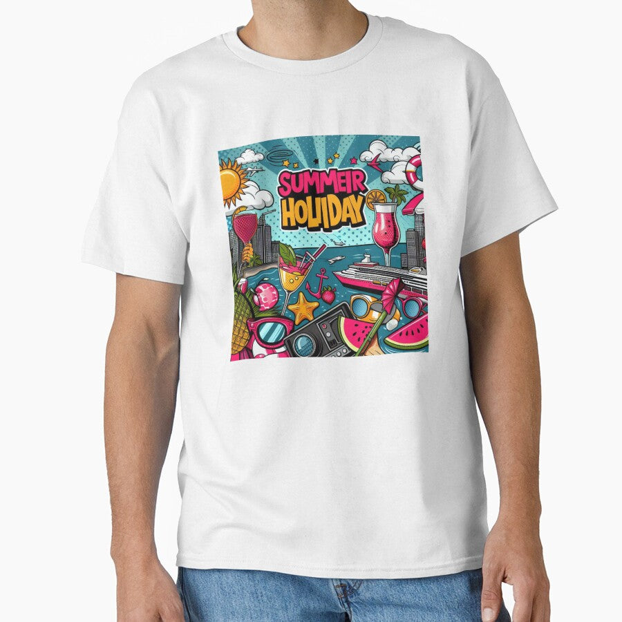 Pop art style summer holiday desighn by Dogandesighn