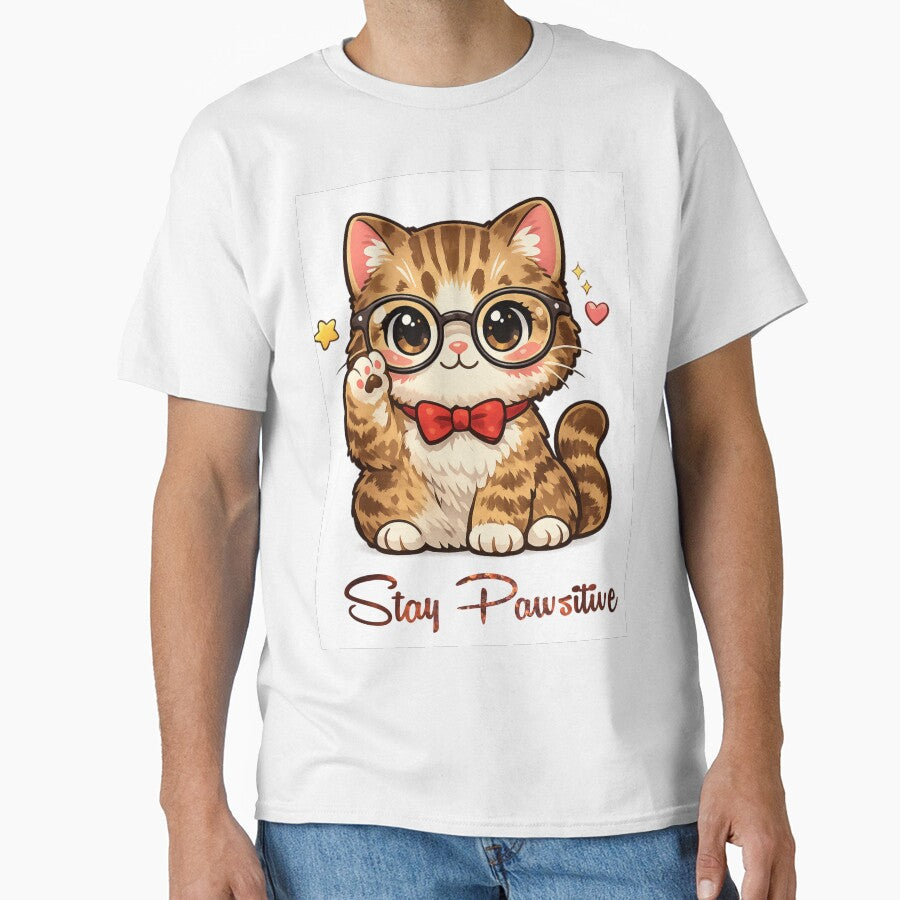 Cute Nerd Cat With Glasses by Divine Design's