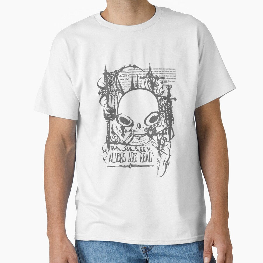 ALIENS ARE REAL (Grey) by RBLCreative