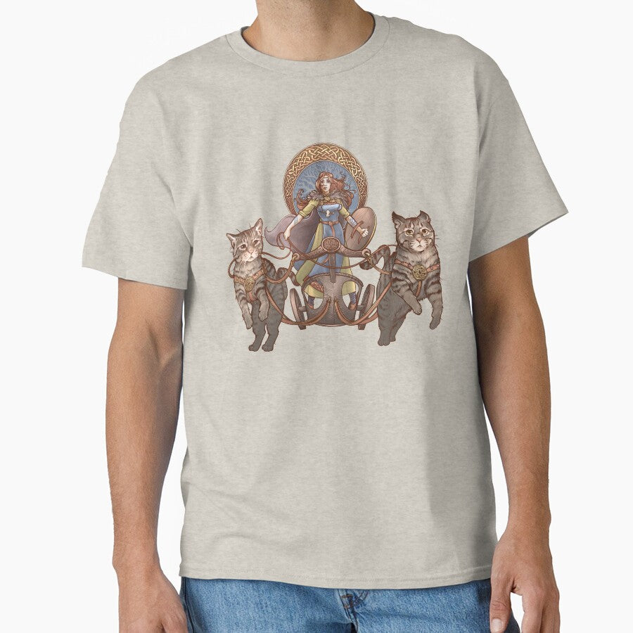 Freya Driving Her Cat Chariot by Danielle Zemba