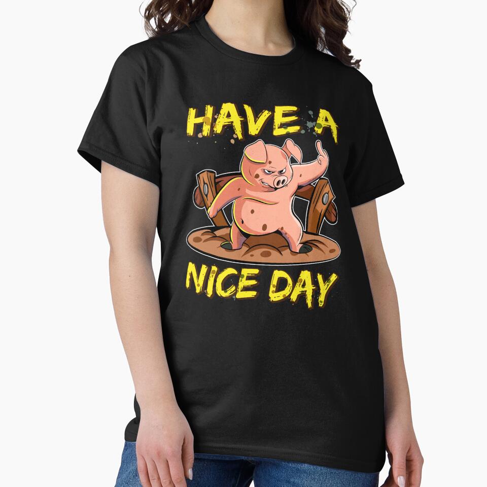 Have A Nice Day Middle Finger by anziehend