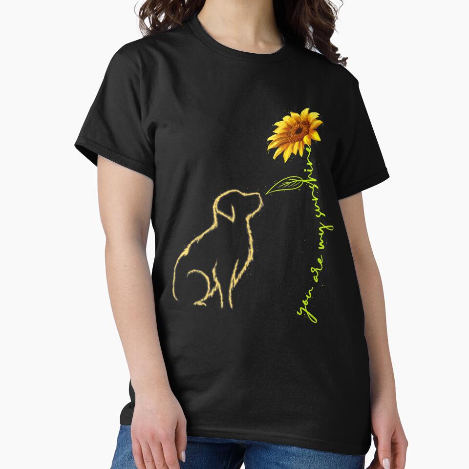 Cute Dog , You Are My Sunshine Golden Retriever by AdonisShop