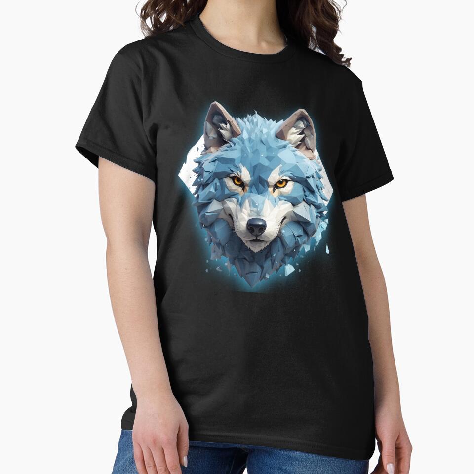 Winter Wolf / Polygon Art - by PolygonPinnacle