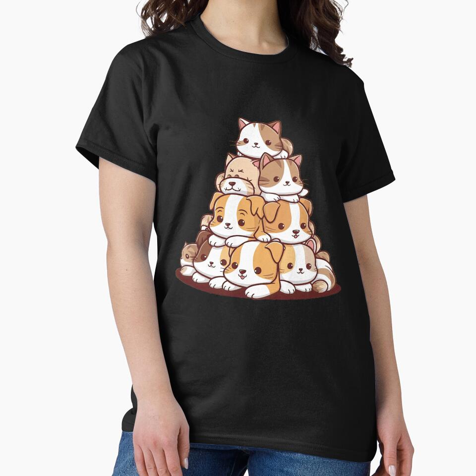 cute funny cat tower of sweet kittens, cute cat,cute funny,funny cat by Expressions-Sel