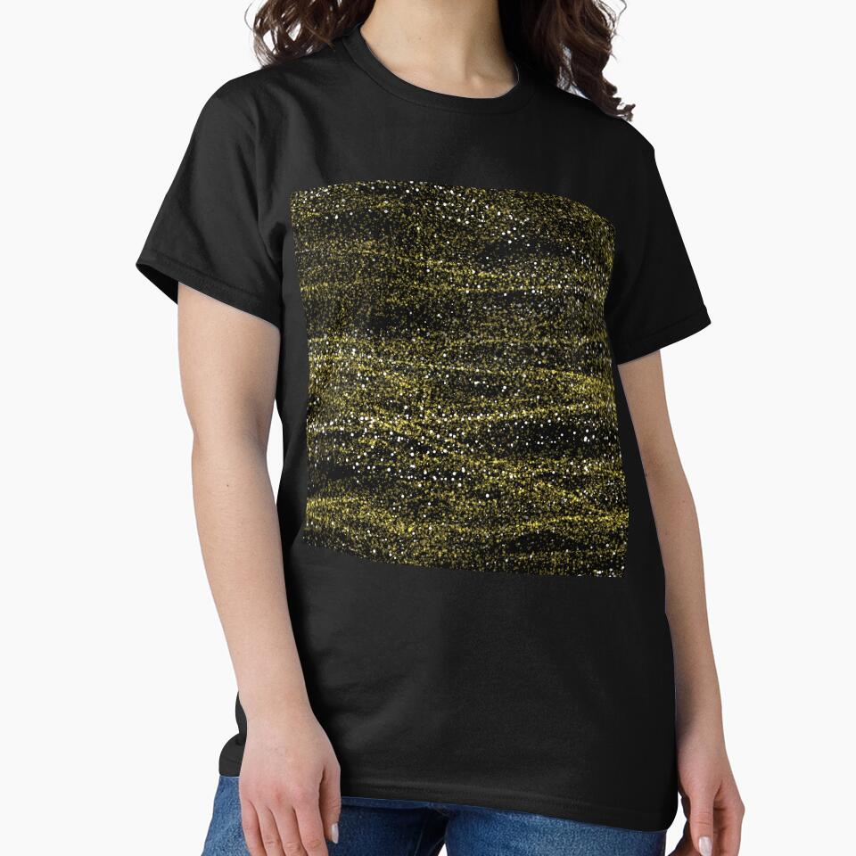 Printed image of sparkling golden glitter v39 by JaReVa
