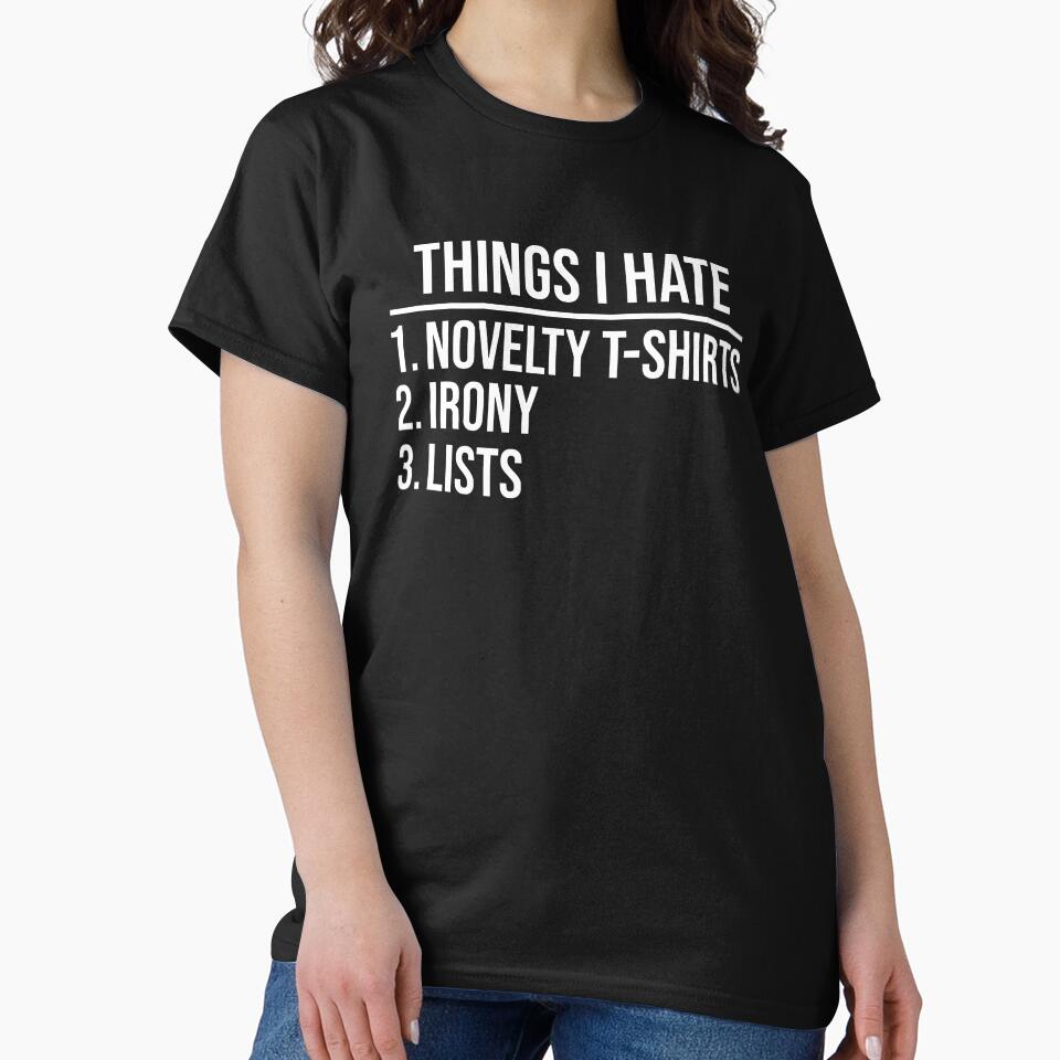 Funny Ironic Joke Design For Friend Who Loves Irony by JackCurtis1991