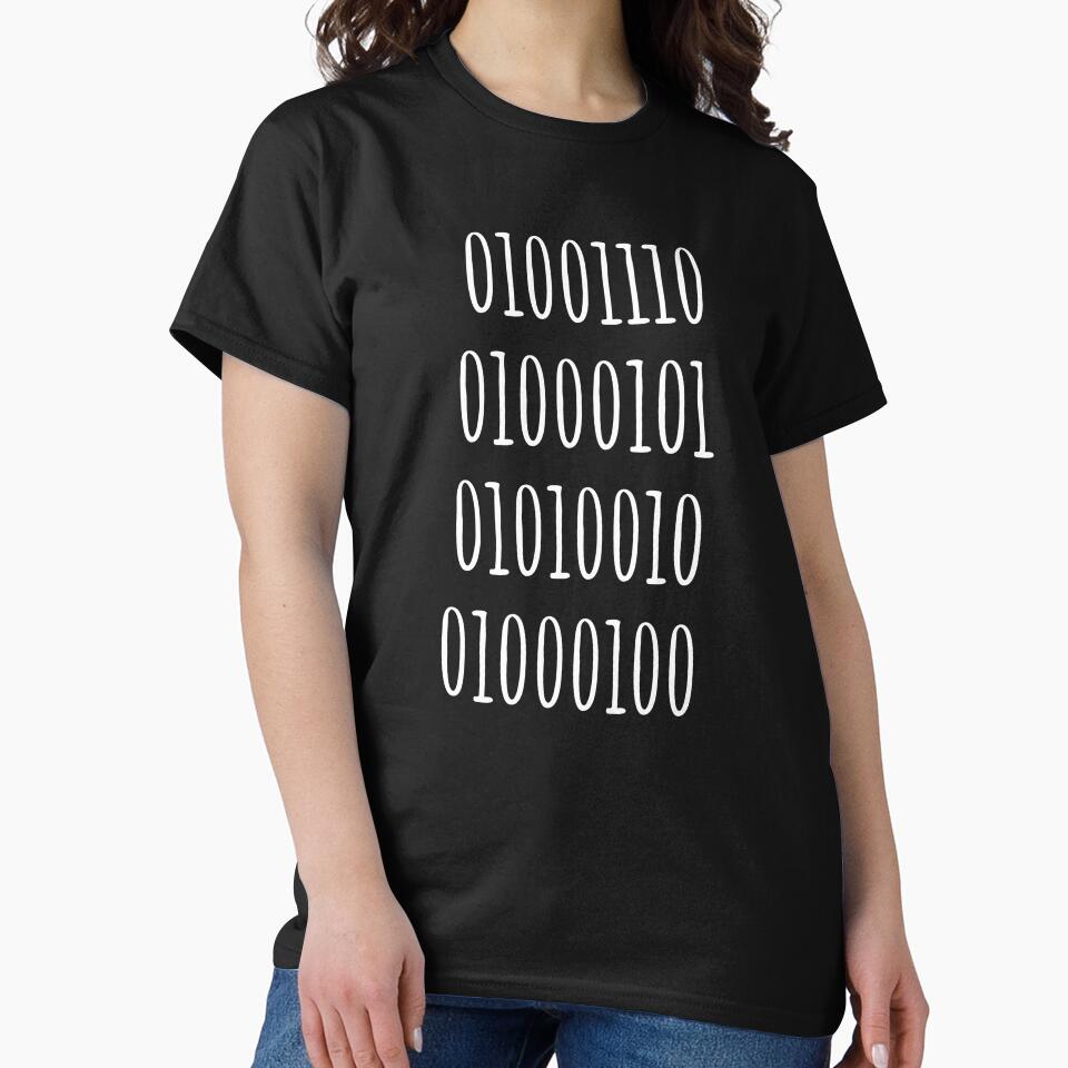 Nerd, In Binary- Funny Computing Coding Joke by the-elements