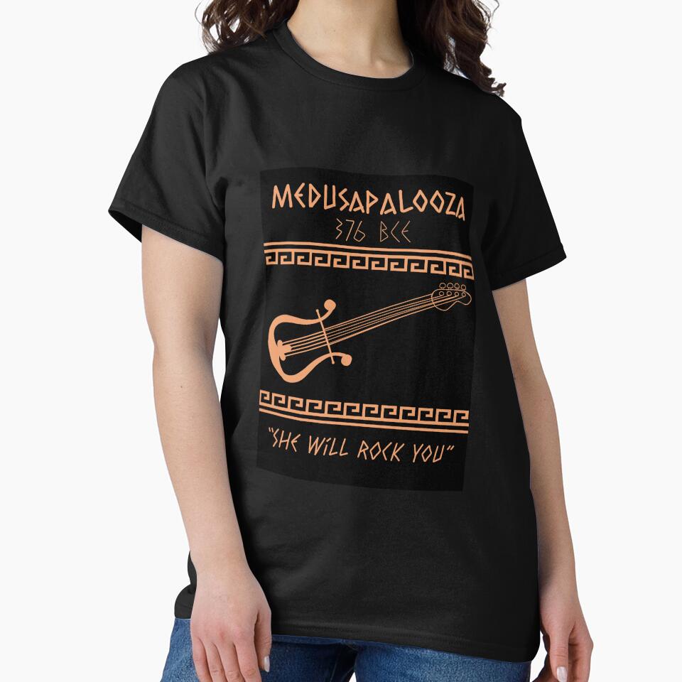 Medusa Palooza (Black/Orange colorway) by Silly Goose Studios