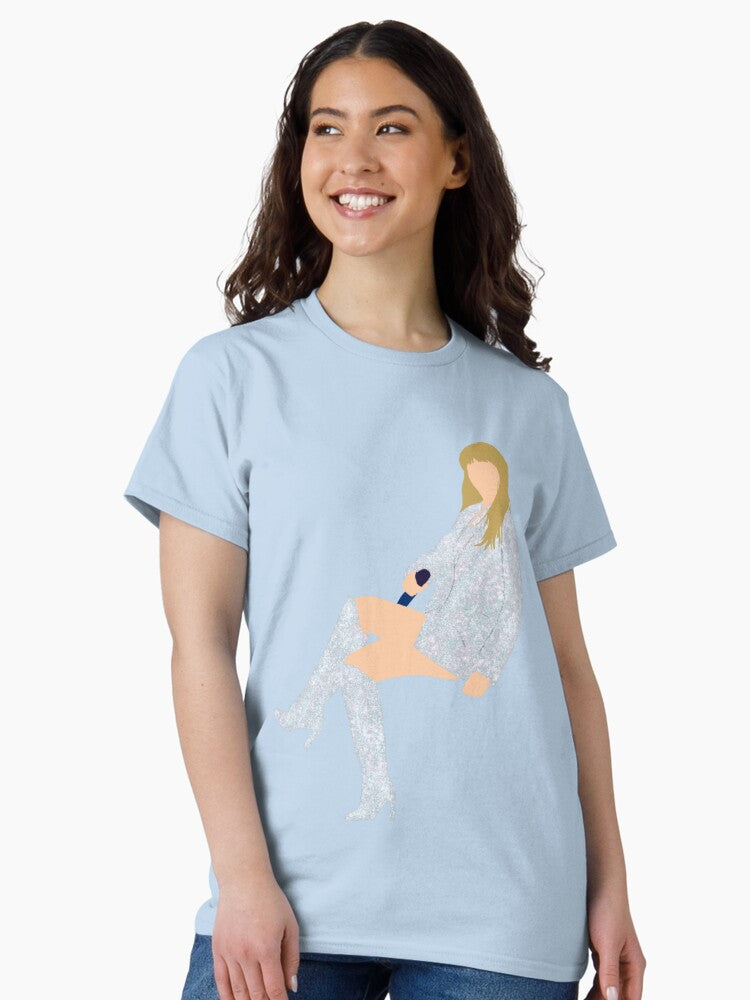 the eras tour the man silver blazer sitting Classic T-Shirt