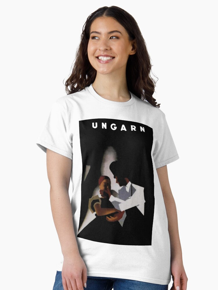 Ungarn vintage travel poster Classic T-Shirt Style001