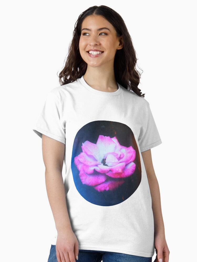 Vintage Pink Flower India Classic T-Shirt