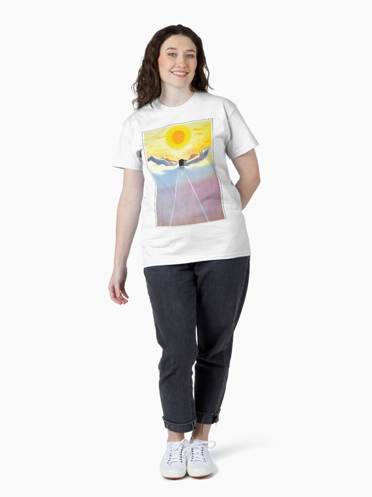 Sunshine Train vintage travel poster Classic T-Shirt
