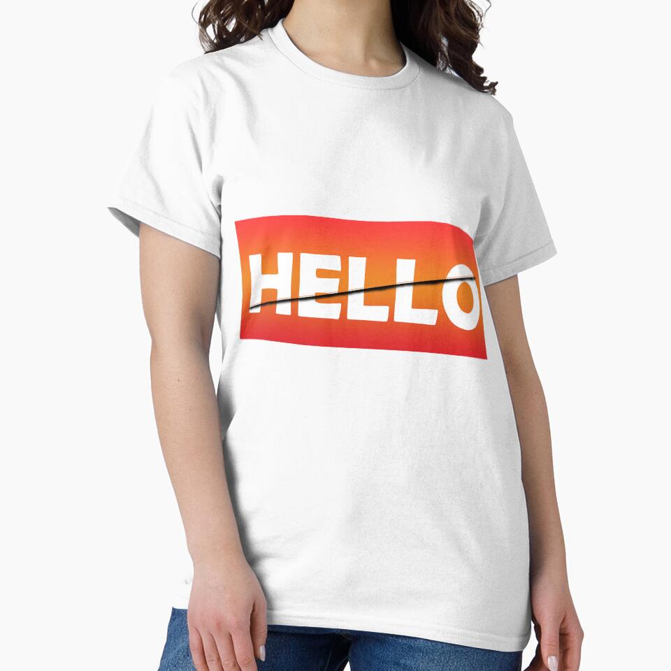 Hello t-shirts, mugs, phone cases by teeitemize