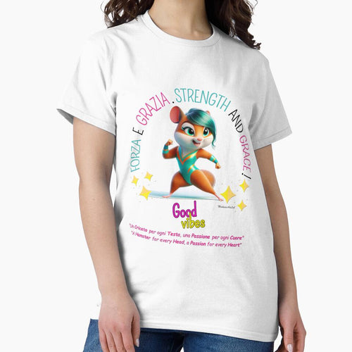 "Strength and Grace" with Sporty Hamster - Elegance and Determination by MadnessArtLab