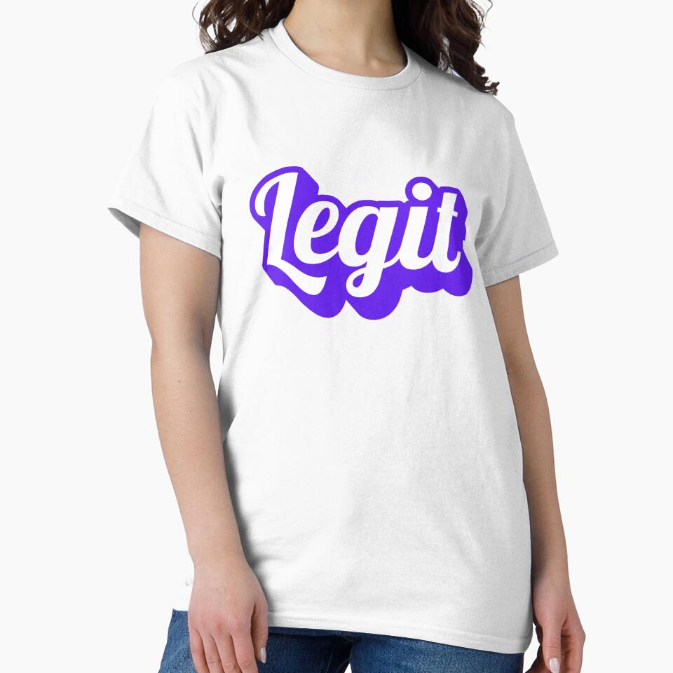 LEGIT - sticker, shirt, cap, anything to put on! by CraftsByJoymi