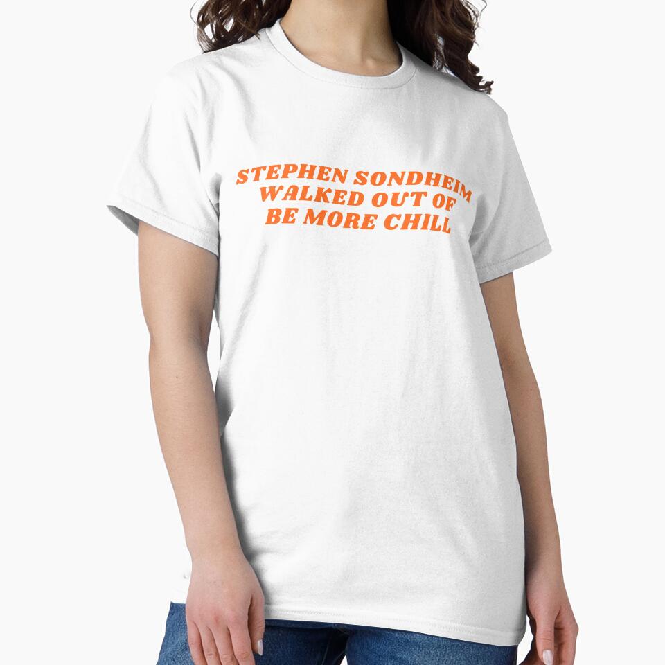 Stephen Sondheim Walked Out Of Be More Chill by tragicomedy