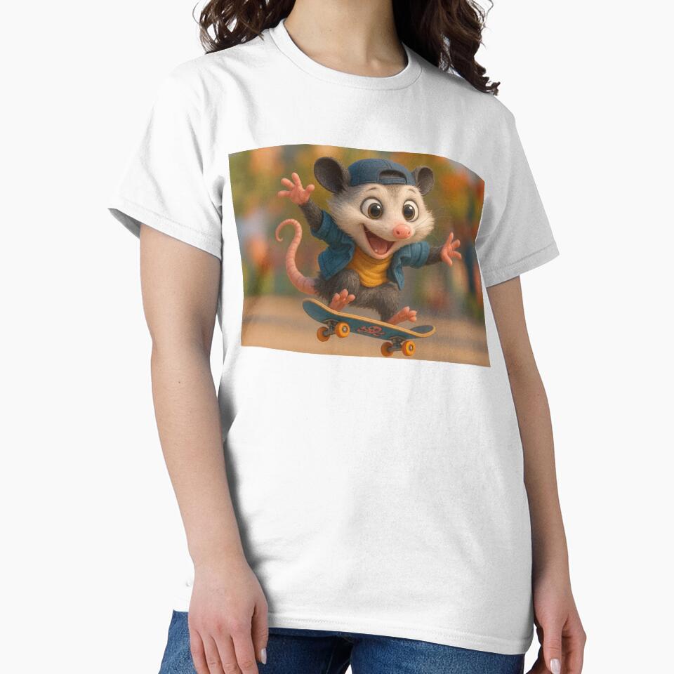 Skater Opossum by Sillytoe