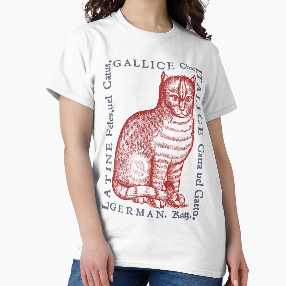 Medieval Cat with Translations from year 1560 by pelagio