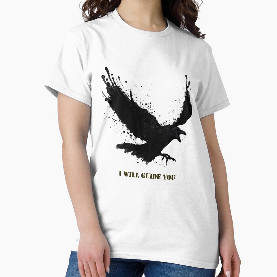 raven says: "i will guide you" by bandarartisan