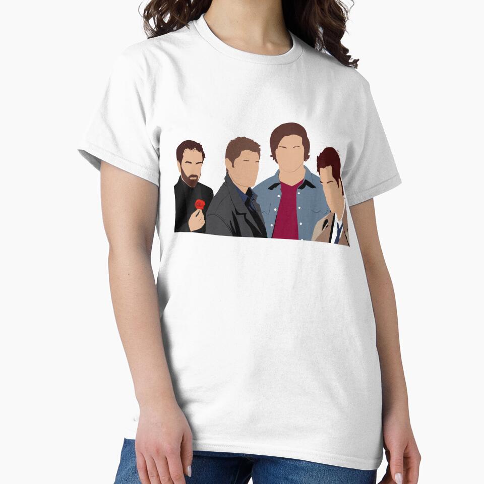 Supernatural - Sam, Dean, Castiel and Crowley by OutlineArt